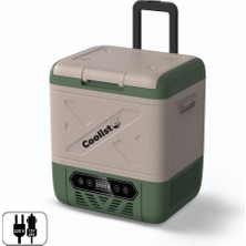 Coolist CLK18W 12/24VOLT/ 220VOLT 18 Litre Kompresörlü Tekerlekli Outdoor Oto Buzdolabı