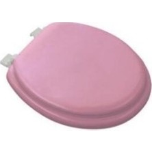 Go İthalat PEMBE YUMUŞAK KLOZET KAPAK BÜYÜK PUF 42x41 cm
