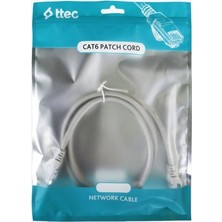 Ttec KBL-PTCH-50CMG - Cat6 Patch Kablo 50CM Gri (Tss)