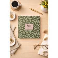 Uğurlu Dükkan Beyaz Papatya Çizgisiz Not Defteri 16X16CM