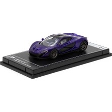PosterCars Hyper Car Mclaren P1 Lantana Purple - League Collection 1/64 Model Araba