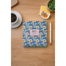 Uğurlu Dükkan Yeşil Papatya Çizgisiz Not Defteri 16X16CM