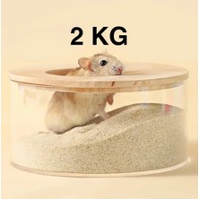 Hamster Oyun Kumu Yıkanmış Fırınlanmış 2 kg Temiz Kullanım İçin Uygun Kum