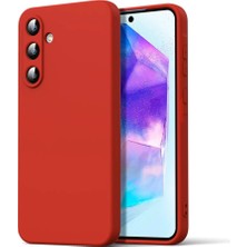 KSB Store Samsung Galaxy A16 5g Kılıf Nano Içi Kadife Silikon - Kırmızı
