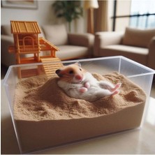 Hamster Banyo Kumu Yarım kg Deri ve Tüy Sağlığı İçin Temizlik Amaçlı Kum
