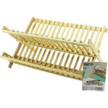 Go İthalat LÜX AHŞAP BAMBU BULAŞIK - TABAKLIK TEZGAH ÜSTÜ 46X33CM
