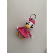 Handmade Amigurumi Ördek Çanta Charmı