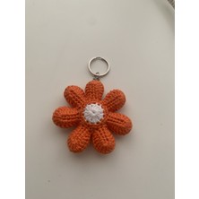 Handmade Amigurumi Çiçek Charmı & Anahtarlık