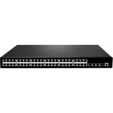 Longline LNG5710-52TP 52 Port Layer3 Gigabit Yönetilebilir Poe Ethernet Switch (48XPOE + 4X10G Sfp | 760W Poe | Stack Özelliği)