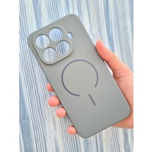 Pirok Store Xiaomi Mi 15T Pro Magsafe Uyumlu Kablosuz Şarj Destekli Yumuşak Soft Mükemmel Manyetik Esnek Lansman Silikon Kılıf