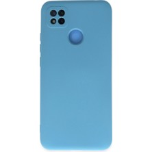 KSB Store Xiaomi Redmi 9c Kılıf Nano Içi Kadife Silikon - Mavi
