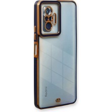 KSB Store Xiaomi Redmi Note 10 Pro Kılıf Liva Lens Silikon - Mavi