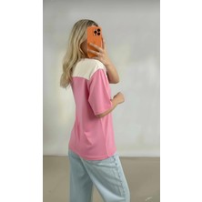 Boyundan Şal Garnili Oversize Bluz