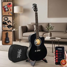 Midex RG-560BK Pack Siyah Elektro Akustik Gitar Full Set Ekolayzerli 40 İnç 4/4 Yetişkin