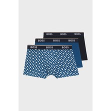 Boss Pamuklu Logolu 3 Pack Boxer Erkek Boxer 50554443 462