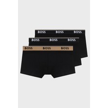 Boss Pamuklu Logolu 3 Pack Boxer Erkek Boxer 50554443 261