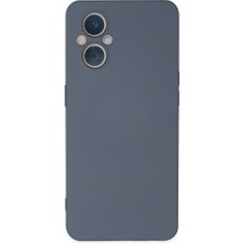 KSB Store Oppo Reno 7 Lite Kılıf Nano Içi Kadife Silikon - Gri