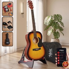 Midex RG-550SB Pack Sunburs 40 İnç Akustik Gitar Seti 4/4 Yetişkin