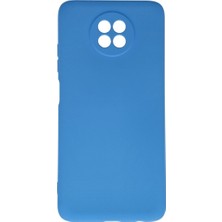 KSB Store Xiaomi Redmi Note 9 5g Kılıf Nano Içi Kadife Silikon - Mavi