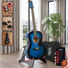 Midex RG-550BL Pack Mavi 40 İnç Akustik Gitar Seti 4/4 Yetişkin