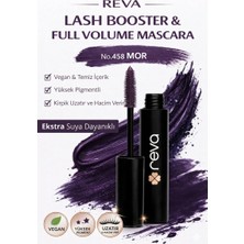 Reva Lash Booster & Full Volume Color Maskara Prune-Tam Hacim & Uzatan Renkli Maskara Mor 458