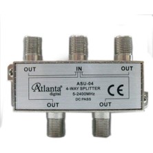 Atlanta ASU-04 1/4 4lü Uydu Bölücü Splitter 5-2400 MHz