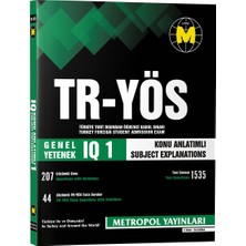 TR-YÖS GENEL YETENEK (IQ)-1 (KONU ANLATIMLI-ÖRNEK ÇÖZÜMLÜ)