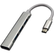 Dexim DHU0003-Dexim Elite USB-Typ-c to 4 Port USB-A Hub