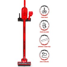 Fantom Pratic Aır Power P 1250 Kırmızı Torbasız Dönebilen Turbo Başlıklı Dikey Süpürge