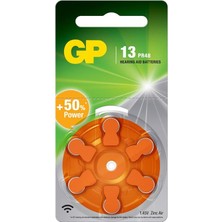 Gp ZA13 1.4V Düğme Kulaklık Pili  6'lı Paket