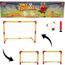2in1 Rising Sports Sarı Kırmızı Futbol Seti