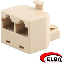Elba 8P8c Jack- 2X8p8c Jack 2Li Rj45 Çokla Jk8464