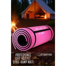 İlkyaz Fashion Hsnet Uyku Matı - Kamp Matı - Piknik Çadır Matı 11 mm Çift Taraflı Pembe  ILKYZHB-RS3455