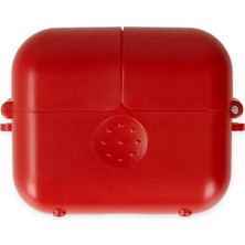 Eco Port Apple Airpods 3 (3.nesil) Basmalı Kılıf - Kırmızı