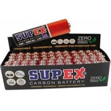 Supex R6 Çinko 60lı Kalem Pil