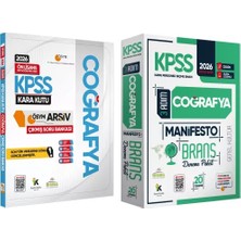 Karakutu Yayınları 2026 Kpss Ön Lisans Coğrafya Kara Kutu Soru Bankası ve Manifesto Çözümlü Branş Deneme 2li Seti