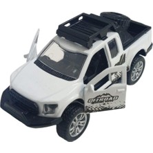 Esranın Dünyası Çek Bırak Metal Arazi Aracı 13 cm - Beyaz (Lisinya)