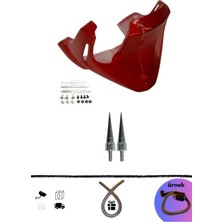 GMS Cg Çita Kırmızı Sakal+2 Adet Sivri Vida Takımı (+Buji Kablı Kılıfı)
