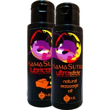 Kamasutraerotik Erotikmasaj Yağı 60 ml + Baylara Bayanlara Lubricantgel 30 ml