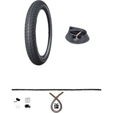 Anlas Irc Volta Vsm E Bike 16 x 2.50 Ön Iç Dış Lastik Seti (+ Fren Tel Kılıfı 145 cm Hdye)