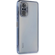 Eco Port Xiaomi Redmi Note 10 Pro Kılıf Razer Lensli Silikon - Açık Mavi