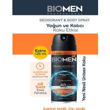 Biomen Deodorant Body Sprey Formen Ferahlatıcı Etki I'm Energy 175 ml