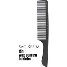 Hobilinka Turk Berber Kuaför Saç Kesim Bukleli Saç Fön Wax Sonrası Tarak