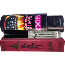 Dojo Hotlip Plumper Dudak Doıgunlastiricinin + Sıxx Vajinacıitoris Libidokremi 60 ml