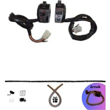 GMS Cg Çita Siyah Sağ Sol Kumanda Takımı (+Buji Kablo Kılıfı Hdye)