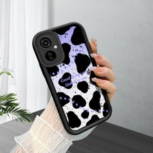 HONTINGA Tecno Camon 19 Neo ile Uyumlu Kılıfı Düşüme Önleyici Basitlik Anti Düşme Kamera Korumali Yıldız Siyah Desen Yumuşak Silikon Telefon Kılıfı Kadın ve Erkek Için Uygundur K2-0408