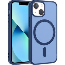 Teleplus iPhone 13 Mini Kılıf Mat Babet Manyetik Araç Tutucu Kapak
