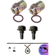 Rbk Cg Çita Ön Amortisör Üst Somun + Vida Seti 2 Adet (+Buji Kablo Kılıfı)