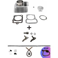 NCR Cg 150 cc 62 mm 13 Perno 69 Boy Silindir Piston Seti + Alt Piyano (+Buji Kablo Kılıfı)