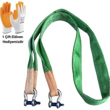 Ege Çelik Halat Araba Çekme Halatı 2 Ton 3 Metre Araç Çeki Halatı Testli Sertifikalı